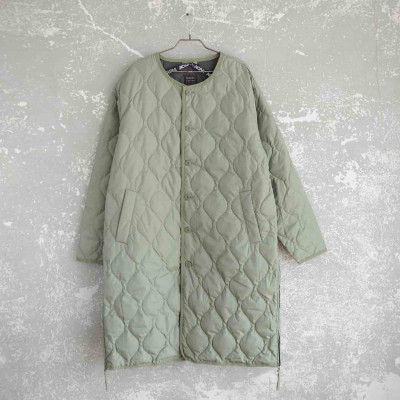 Military Crew Neck Down Coat