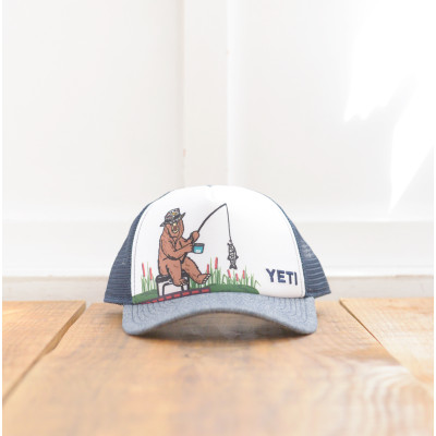 Fishing Bear Kids Foam Trucker