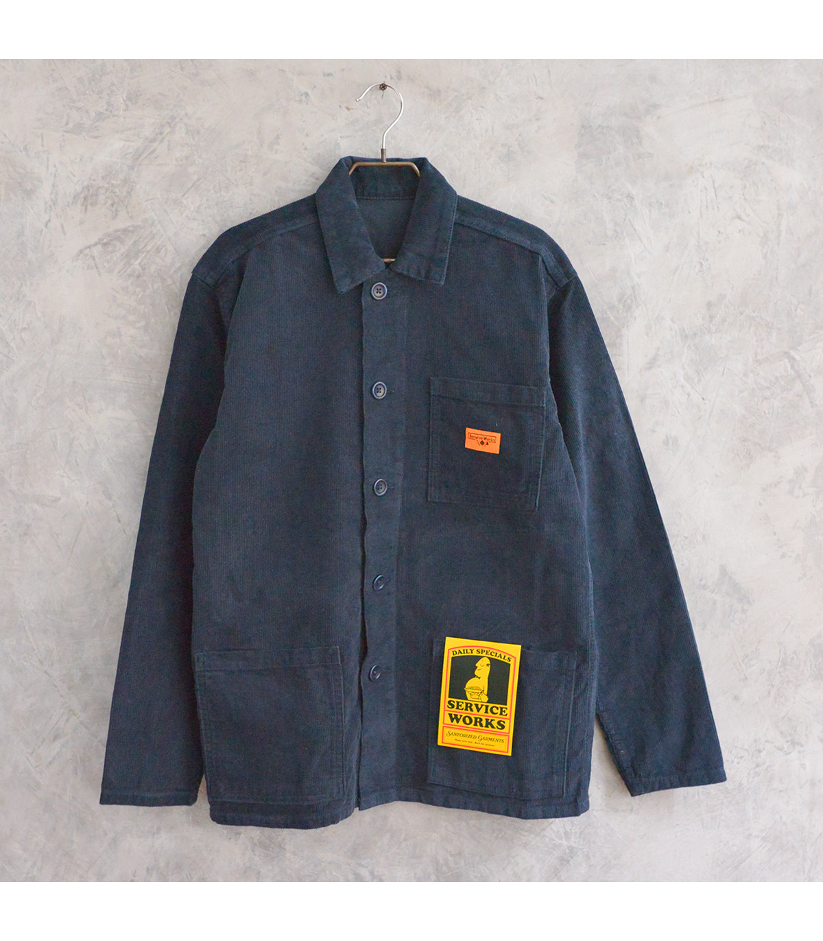 Corduroy Coverall Jacket