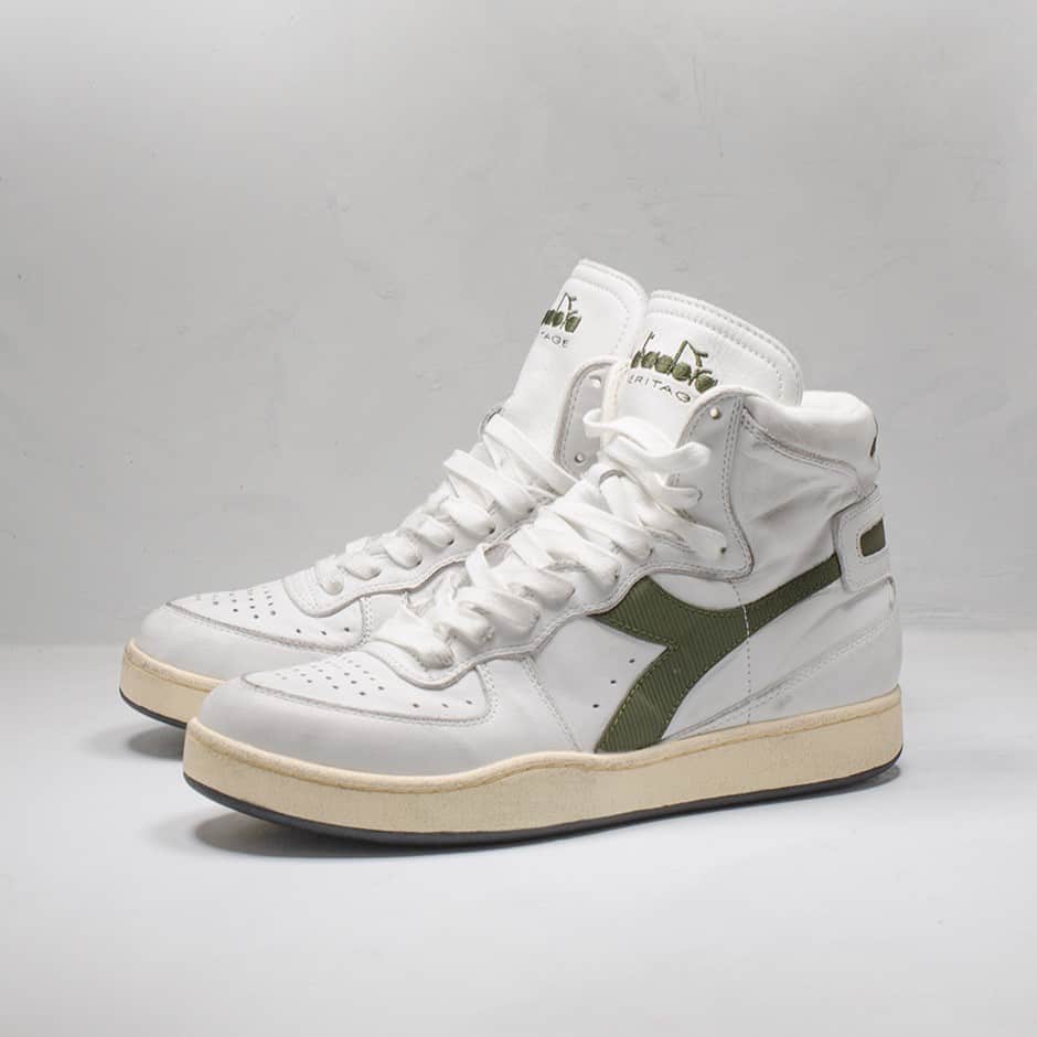 diadora heritage mi basket 84 used