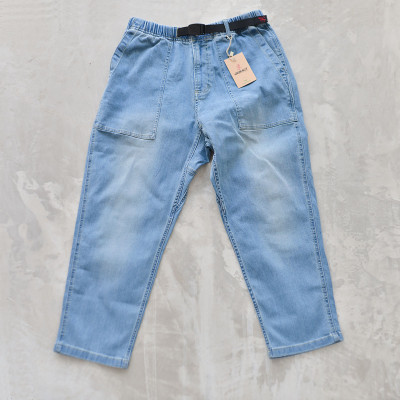 Stretch Denim Loose Tapered Ridge Pant