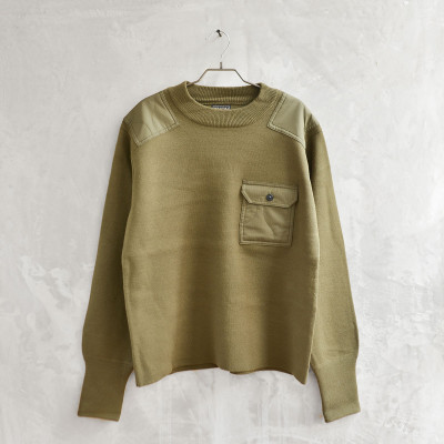 Military Crew Neck Knit