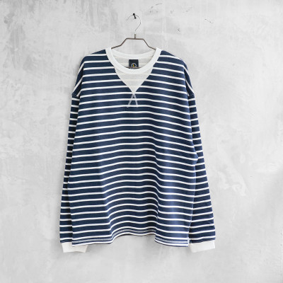 Loop Patch Stripe Tee
