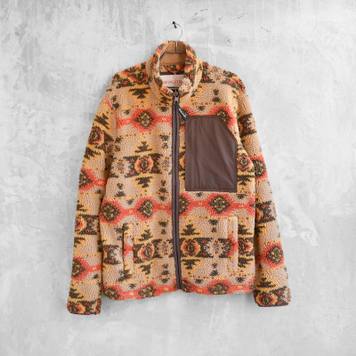 Printed Teddy Jacket