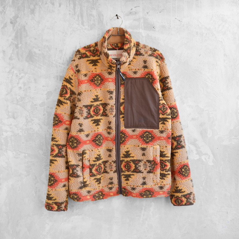 Printed Teddy Jacket