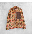 Printed Teddy Jacket