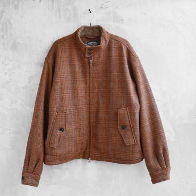 Fluffy Wool Harrington Jacket