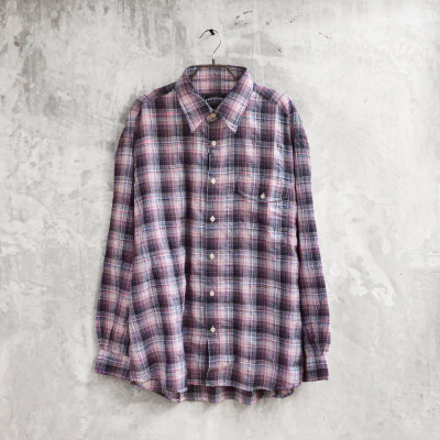 Uneven Check Shirt