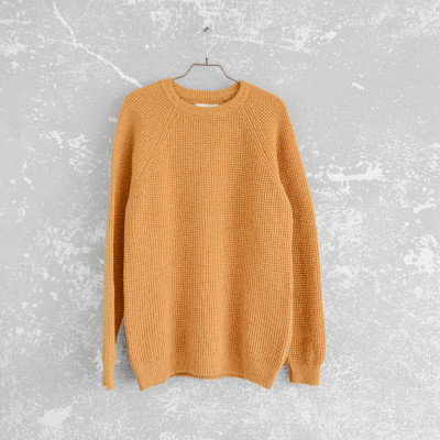 Mustard Anteros Knitted Sweater